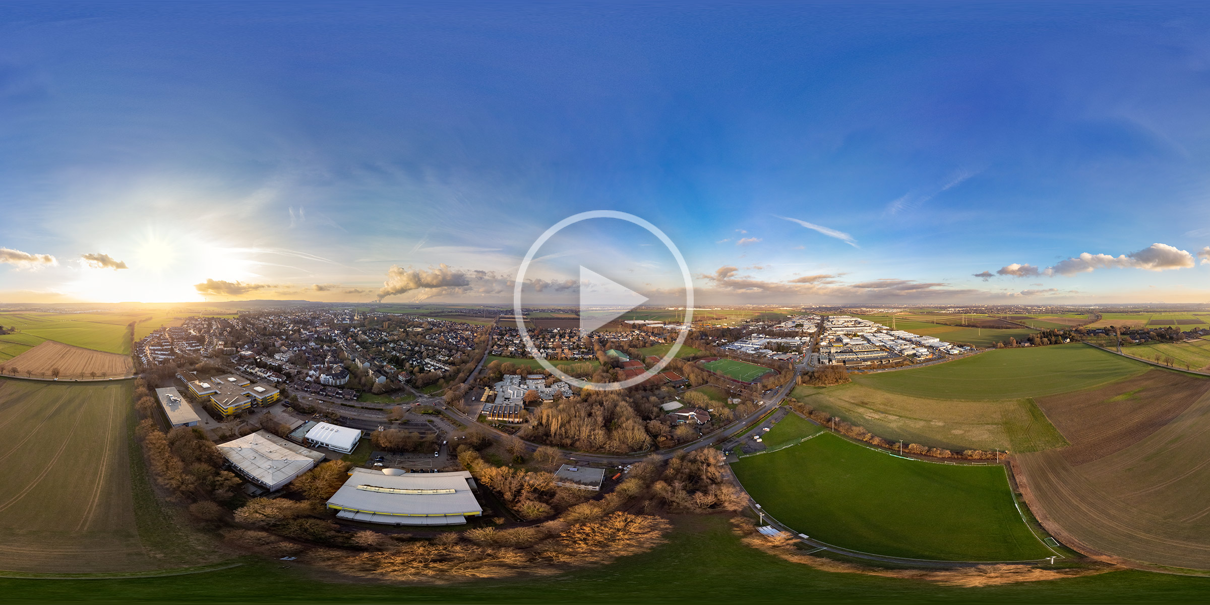 360°-Luftbild von Brauweiler