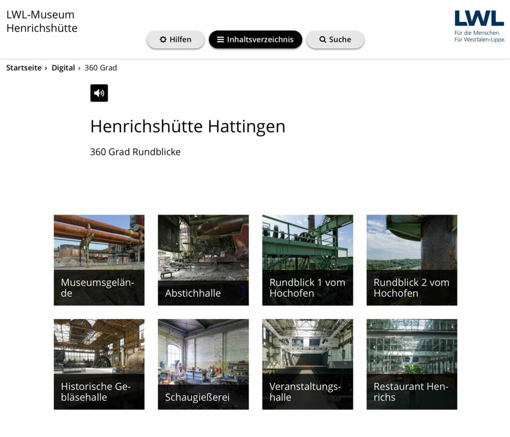 Henrichshütte Virtueller Rundgang mit 360 Grad Panoramen von Chris Witzani (2008)