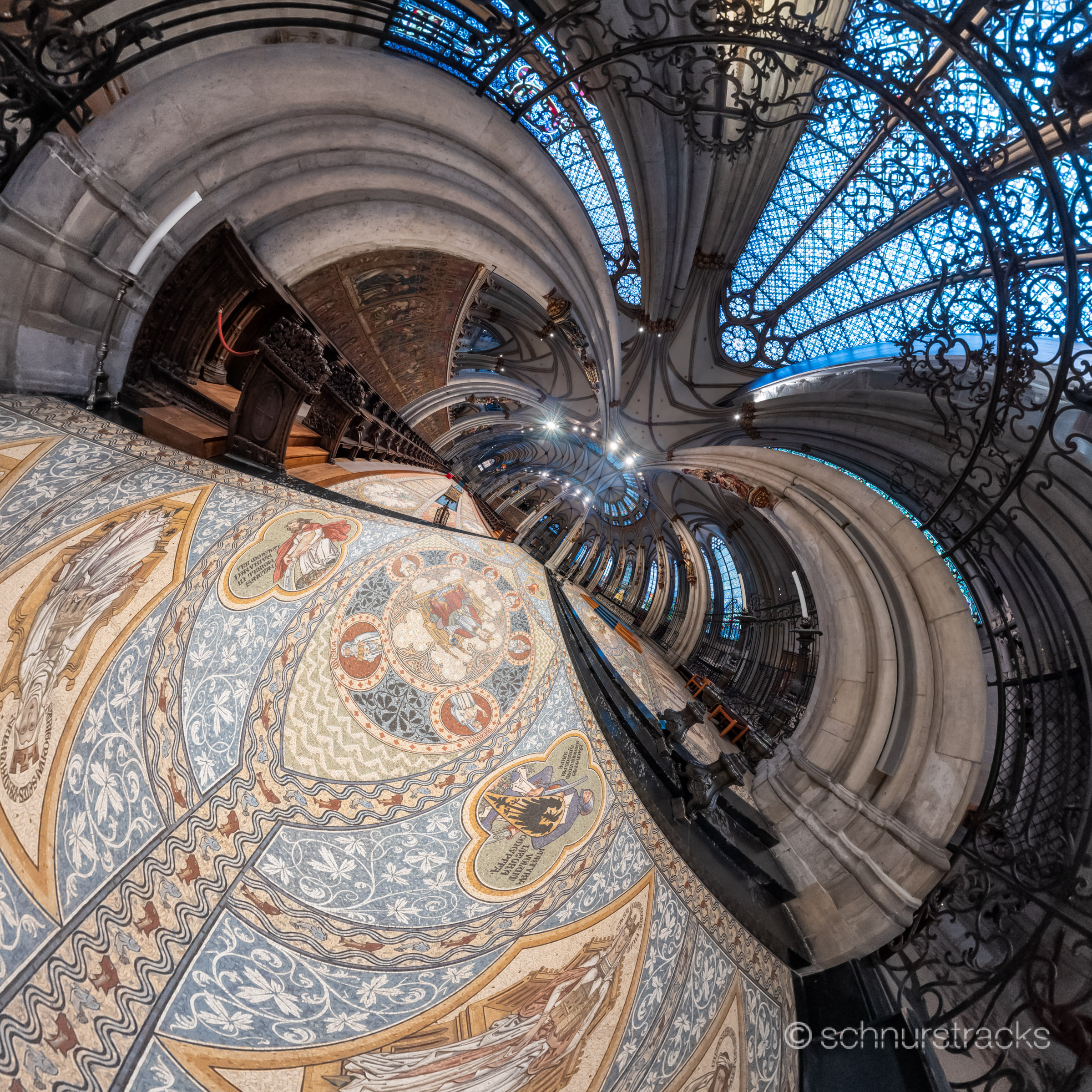 Little Planet Kölner Dom Binnenchor #260429-5-0448